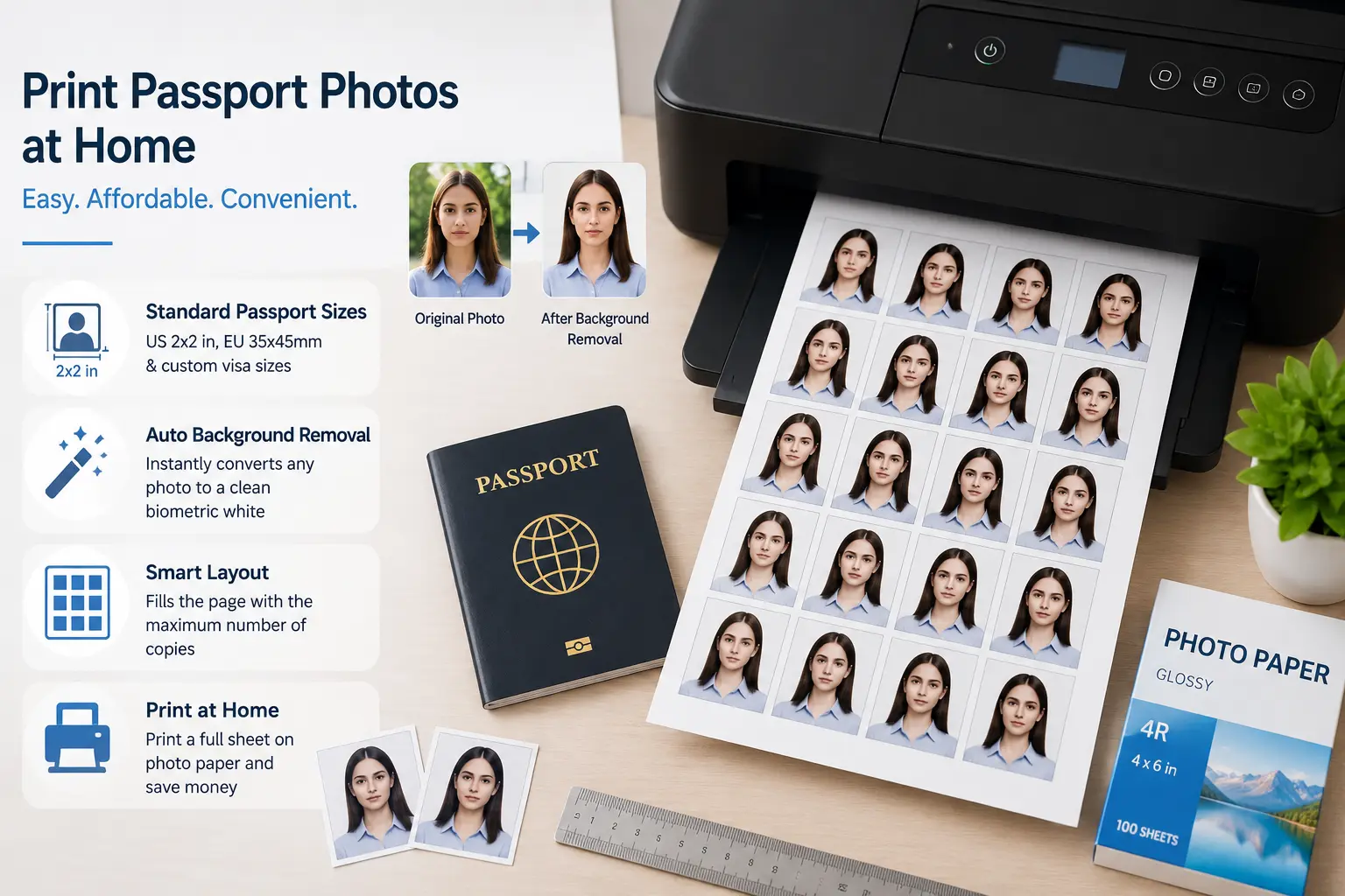 Passport Photo Preset Preview