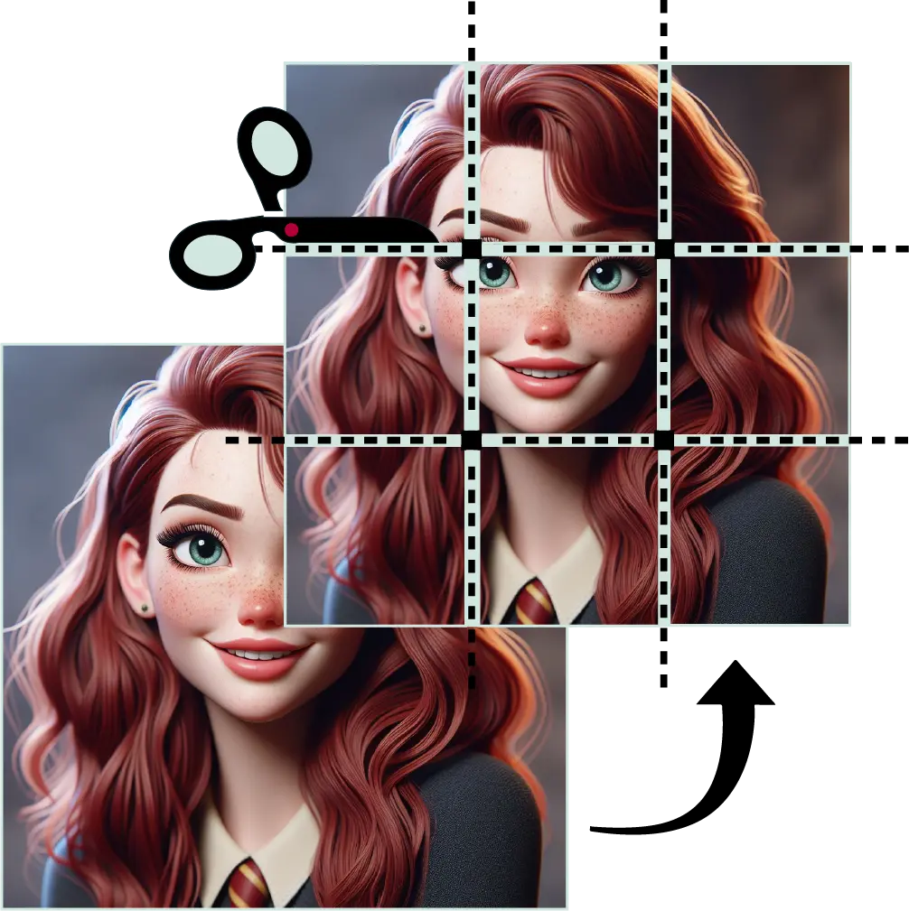 Split your photos into pieces to create stunning Instagram grids