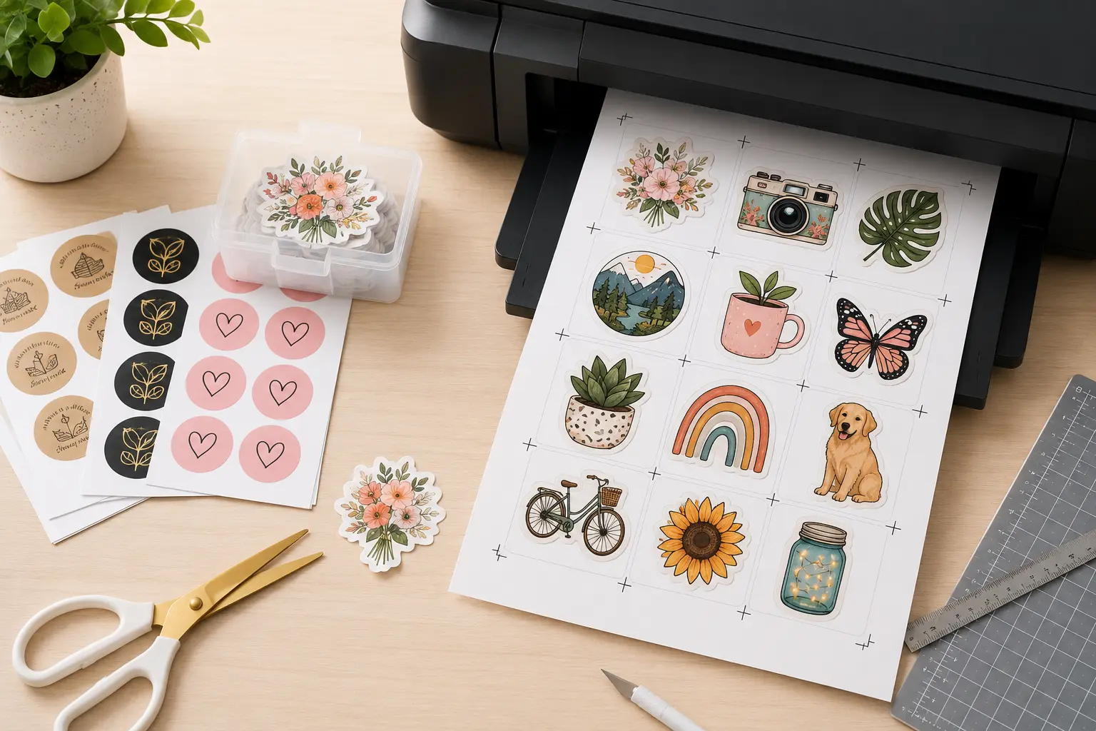 Sticker Sheet Preset Preview